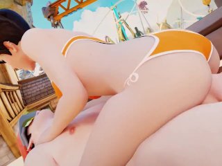 Tracer Riding CowgirlFrom Overwatch 3D NSFWPorn
