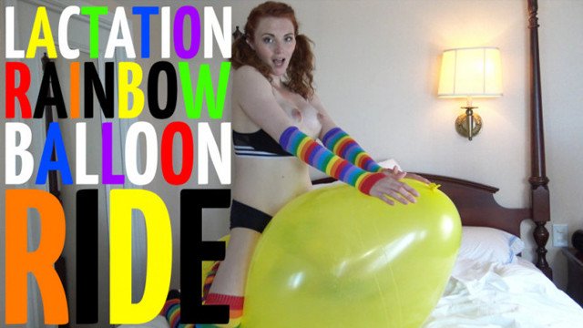 Watch Bondage Video:Lactation Rainbow Balloon Ride