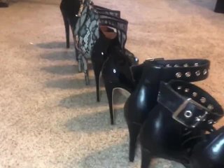 Some of my favorite heels that she wears for me....