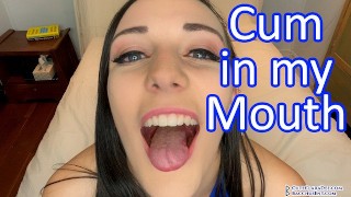 Clara Dee Requests That You Cum In Her Mouth JOI July 25 Close Up Face