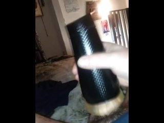 horny, hard cock, home alone, vertical video