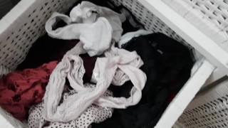 Panty Drawer from step sister - so many panties