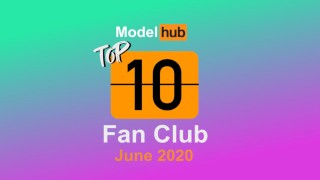 Les meilleurs clubs de fans du programme modèle Pornhub de juin 2020