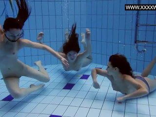 Three Hot Bitches_Naked in the_Pool