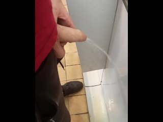 teen, wee, bathroom, big dick