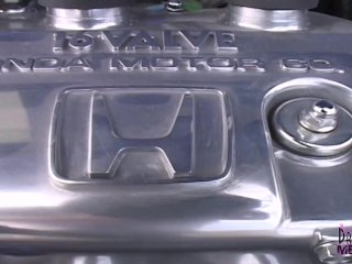 Girls Flash At Texas Car Show