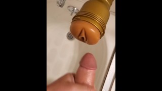Short snapchat video fucking fleshlight and cumming