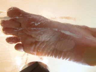 exclusive, white cum, weisse sperma, cum licking foot