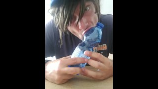 Pov Blowjob Gay Suck Water Bottle