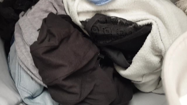 Cum on Dirty Panties - Panty Raid from Laundry