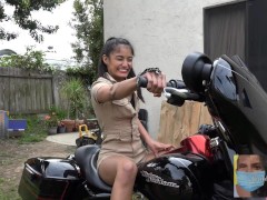 Harley Davidson Revving with Viva Athena