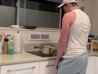 pan boils over because I got distracted while cooking