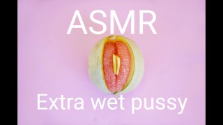 ASMR extra wet pussy with moaning orgasm