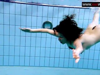 Andrea and her hottie Monika_enjoying swimming pool