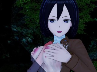 Attack on Titan Mikasa(3D HENTAI)