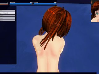 3D HENTAI POV fucking redhead stepsister after shower