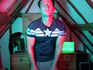 MUSCLE STRIP, RANDOM INHALES, JOI AND CUM COUNTDOWN