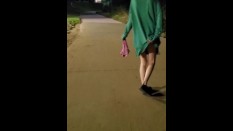 Nude walking