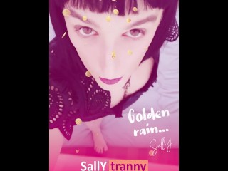 GOLDEN RAIN... TRANNY Dreams YOU PISSING on her FACE