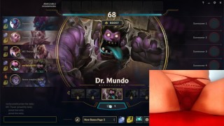 While Playing League Of Legends #12 Luna My New Toy Makes Me Cum Numerous Times