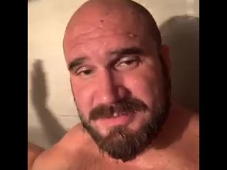 exclusive, big dick groaning, shower edging, solo male