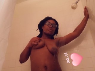 Titty Tease in Shower