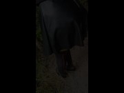 Preview 4 of knee down and cum on my high heels (outdoor forest)