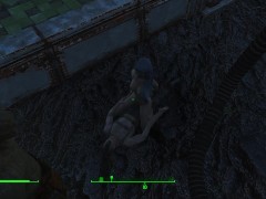 The camp guard decided to fuck the guilty girl | PC Game