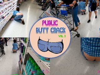 butt crack, outside, big tits amateur, kink