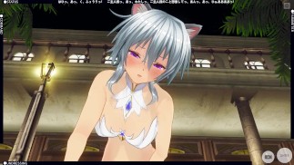 3D ХЕНТАЙ неко девушка мастурбирует и кончает