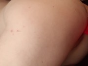 Preview 1 of Trying out a new toy - squirting, DP and some messy anal