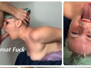 Practicing Sloppy Face Fucking with Spunky - Huge Facial Cumshot
