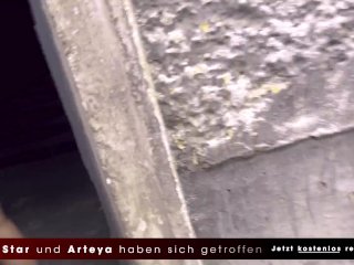 Arteya kneels down to suck his dick in a lost place! StevenShame.dating