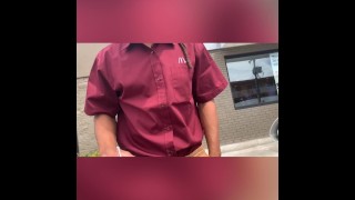Putting Everything On The Line A Lucky Mcdonald's Manager Fucks An Unhappy Customer At The Cafe Lobby Table