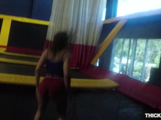 Thickumz - Almost Caught! Twerking In Public With Abella Danger screenshot number 1