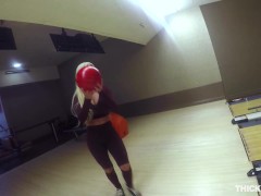 Video Thickumz - Curvy Tanned Blonde Banged After Bowling Game