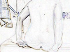 Ice Cold Bubble Bath spank session