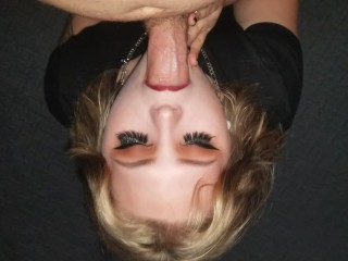 On my Knees for a Deep Throat Fuck