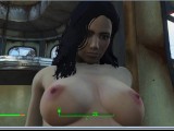 Lesbian sex with Trudy, the owner of the cafe | Fallout 4, Porno Game 3d