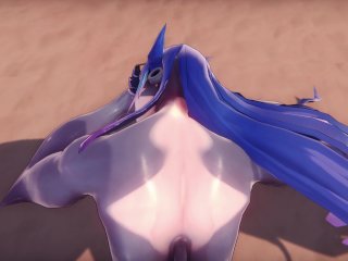 Strong Shark-girl - Mako_[3D Hentai, 4K, 60FPS,Uncensored]