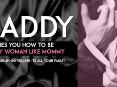 Daddy teaches you how to dress and take his fat disgusting cock