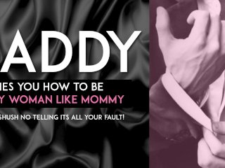 Daddy teaches you how to dress and take_his fat disgusting cock