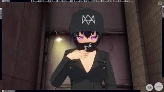 Outdoor Masturbation By A 3D HENTAI Watch Dogs Legion Girl