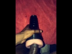 Big Black Dick Fucks Fleshlight