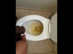 Peeing after cumming 