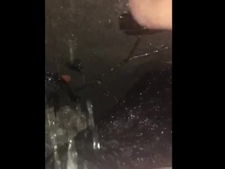 bbw, amateur, squirt, public pee fetish