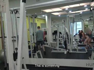 HUNT4K. Couple Was Working Out_in Gym_When Rich Hunter_Appeared