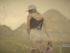 Video She Has An Amazing Orgasm While Riding A Cock - Outdoor Sex In The Mountains