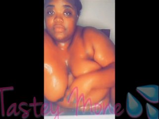Ebony BBW BATH TIME WATCH HER GET WET!!!!