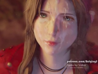 FF7 Remake Aerith Gets a Huge Facial (with Sound)